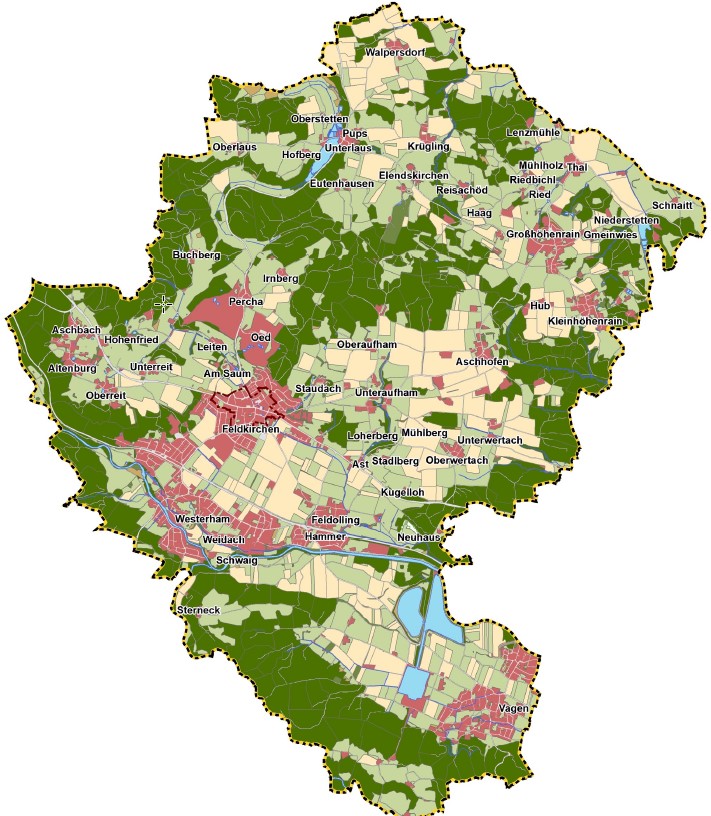 Karte Untersuchungsgebiet