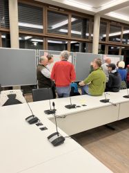 Gruppen An Den Stellwänden2